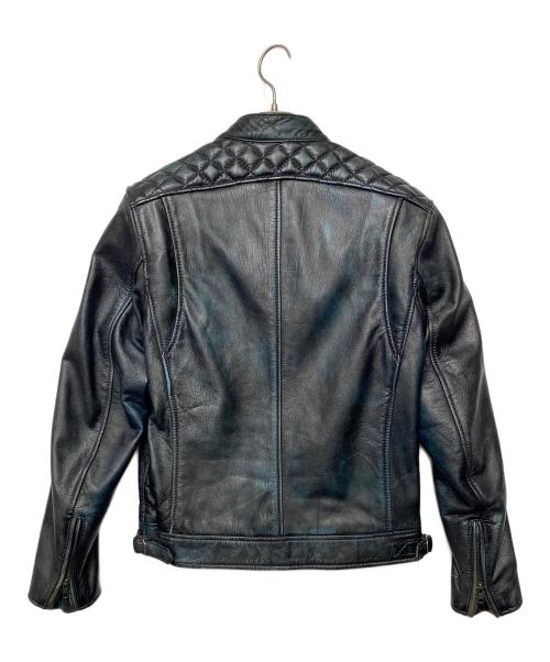 degner classic（デグナークラシック）DEGNER CLASSIC (デグナークラシック) レザーライダースジャケット ブラック サイズ:Ｍの古着・服飾アイテム