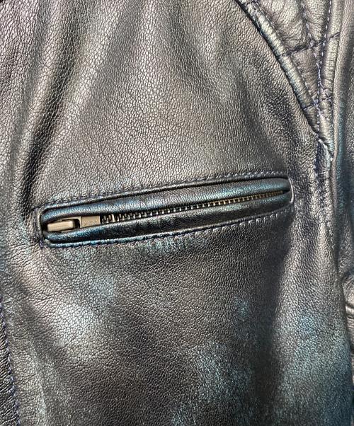 degner classic（デグナークラシック）DEGNER CLASSIC (デグナークラシック) レザーライダースジャケット ブラック サイズ:Ｍの古着・服飾アイテム
