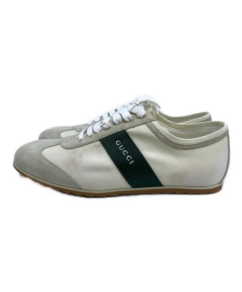 GUCCI（グッチ）GUCCI (グッチ) スニーカー ホワイト サイズ:size 43の古着・服飾アイテム