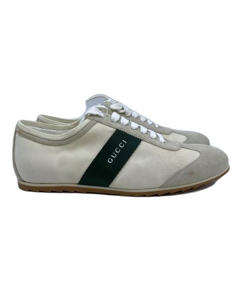 GUCCI（グッチ）GUCCI (グッチ) スニーカー ホワイト サイズ:size 43の古着・服飾アイテム