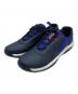 PRADA SPORTS（プラダスポーツ）の古着「レザースニーカー」｜ブラック×ブルー
