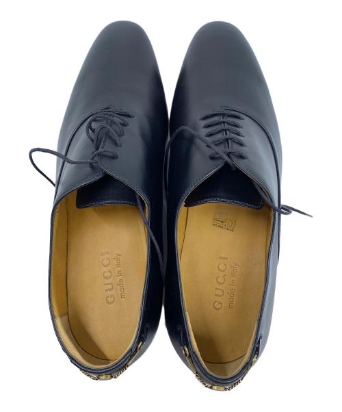 GUCCI（グッチ）GUCCI (グッチ) ドレスシューズ ブラック サイズ:size 9の古着・服飾アイテム