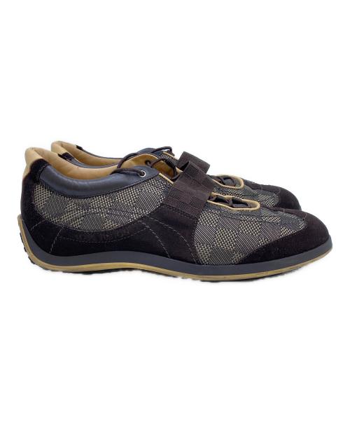 LOUIS VUITTON（ルイ ヴィトン）LOUIS VUITTON (ルイ ヴィトン) ドライビングシューズ ブラウン サイズ:SIZE8 1/2の古着・服飾アイテム