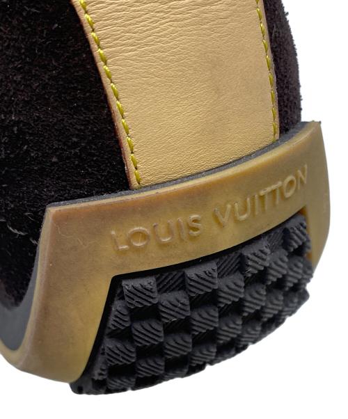 LOUIS VUITTON（ルイ ヴィトン）LOUIS VUITTON (ルイ ヴィトン) ドライビングシューズ ブラウン サイズ:SIZE8 1/2の古着・服飾アイテム