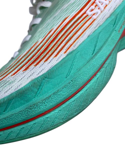 SALOMON（サロモン）SALOMON (サロモン) ランニングシューズ グリーン×ホワイト サイズ:27.5㎝の古着・服飾アイテム