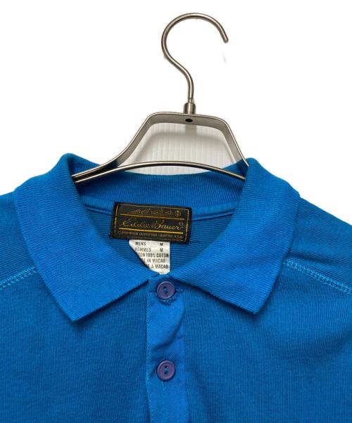 Eddie Bauer（エディーバウアー）Eddie Bauer (エディーバウアー) ポロシャツ ブルー サイズ:Mの古着・服飾アイテム