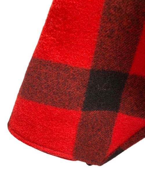 FILSON GARMENT（フィルソン ガーメント）FILSON GARMENT (フィルソン ガーメント) ウールジャケット ブラック×レッド サイズ:40の古着・服飾アイテム