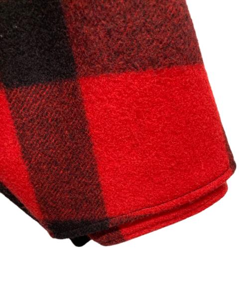 FILSON GARMENT（フィルソン ガーメント）FILSON GARMENT (フィルソン ガーメント) ウールジャケット ブラック×レッド サイズ:40の古着・服飾アイテム