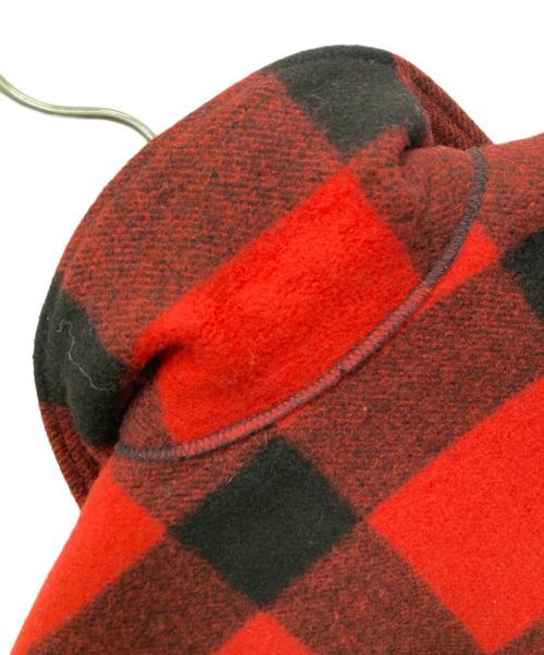 FILSON GARMENT（フィルソン ガーメント）FILSON GARMENT (フィルソン ガーメント) ウールジャケット ブラック×レッド サイズ:40の古着・服飾アイテム