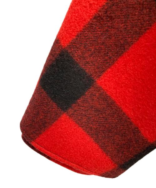FILSON GARMENT（フィルソン ガーメント）FILSON GARMENT (フィルソン ガーメント) ウールジャケット ブラック×レッド サイズ:40の古着・服飾アイテム