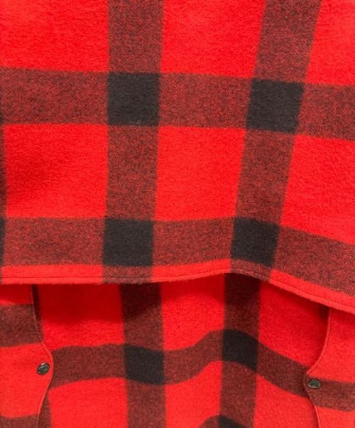 FILSON GARMENT（フィルソン ガーメント）FILSON GARMENT (フィルソン ガーメント) ウールジャケット ブラック×レッド サイズ:40の古着・服飾アイテム
