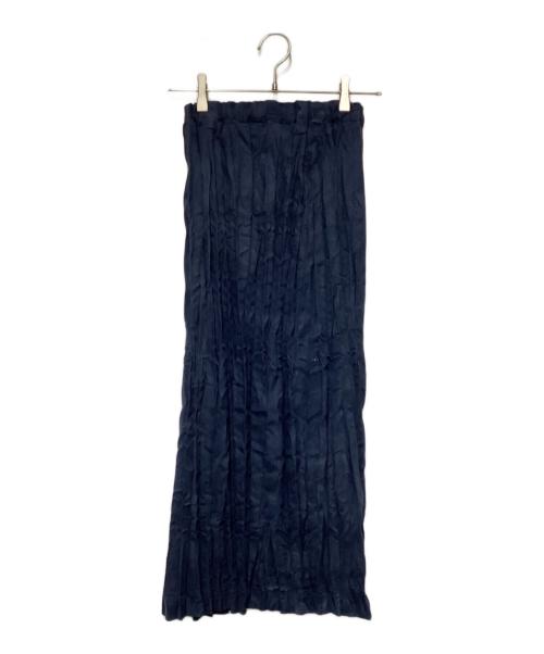 ISSEY MIYAKE FETE（イッセイミヤケフェット）ISSEY MIYAKE FETE (イッセイミヤケフェット) スカート ネイビー サイズ:02の古着・服飾アイテム