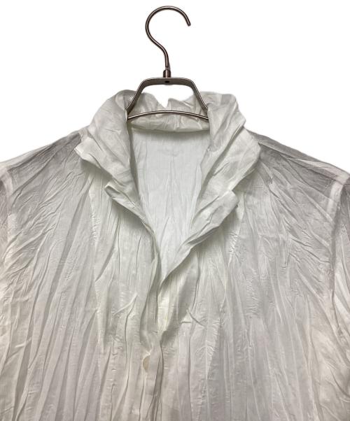 PLEATS PLEASE（プリーツプリーズ）PLEATS PLEASE (プリーツプリーズ) 長袖シャツ ホワイト サイズ:3の古着・服飾アイテム