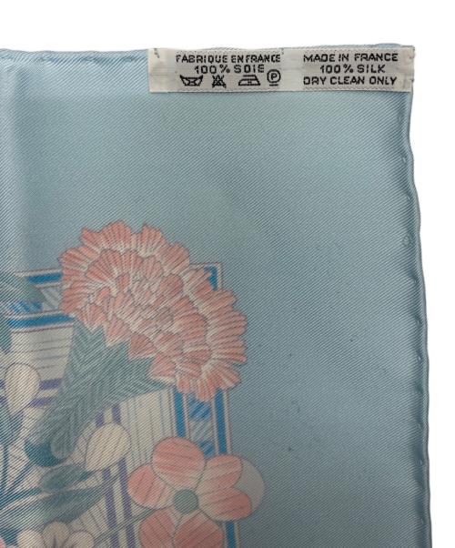HERMES（エルメス）HERMES (エルメス) シルクスカーフ スカイブルーの古着・服飾アイテム