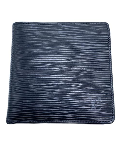 LOUIS VUITTON（ルイ ヴィトン）LOUIS VUITTON (ルイ ヴィトン) LOUIS VUITTON　エピ　ポルトフォイユ・マルコ　2つ折り財布 ブラックの古着・服飾アイテム