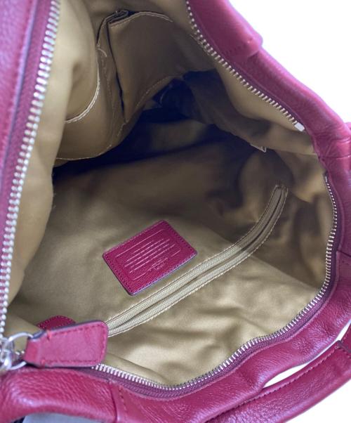 COACH（コーチ）COACH (コーチ) 2WAYショルダーバッグ レッドの古着・服飾アイテム