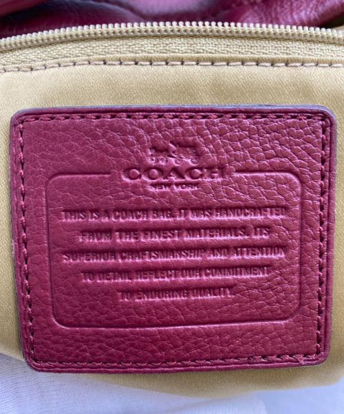 COACH（コーチ）COACH (コーチ) 2WAYショルダーバッグ レッドの古着・服飾アイテム