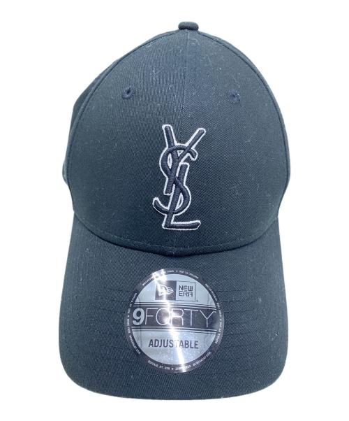 Yves Saint Laurent（イヴサンローラン）Yves Saint Laurent (イヴサンローラン) New Era (ニューエラ) キャップ ブラックの古着・服飾アイテム