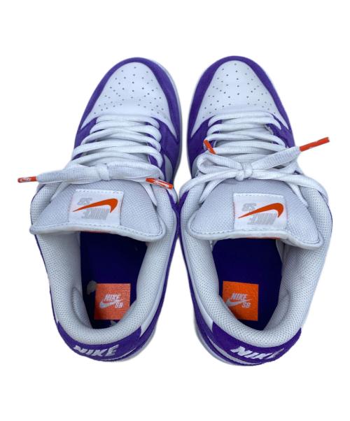 NIKE（ナイキ）NIKE (ナイキ) スニーカー ホワイト×パープル サイズ:27cmの古着・服飾アイテム