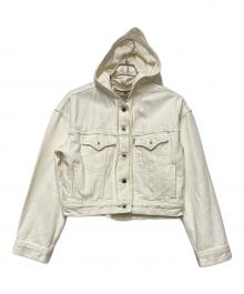 LEVI'S（リーバイス）の古着「フード付きデニムジャケット」｜ホワイト