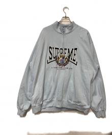 SUPREME（シュプリーム）の古着「ハーフジップスウェット」｜スカイブルー