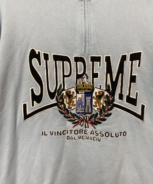 SUPREME（シュプリーム）SUPREME (シュプリーム) ハーフジップスウェット スカイブルー サイズ:XXLの古着・服飾アイテム