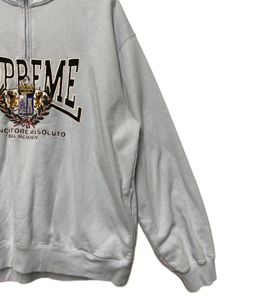 SUPREME（シュプリーム）SUPREME (シュプリーム) ハーフジップスウェット スカイブルー サイズ:XXLの古着・服飾アイテム