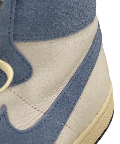 NIKE（ナイキ）NIKE (ナイキ) ハイカットスニーカー ホワイト×スカイブルー サイズ:28.5cmの古着・服飾アイテム