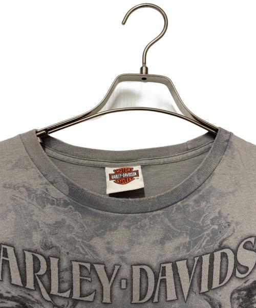 HARLEY-DAVIDSON（ハーレーダビッドソン）HARLEY-DAVIDSON (ハーレーダビッドソン) 半袖Tシャツ グレー サイズ:Lの古着・服飾アイテム