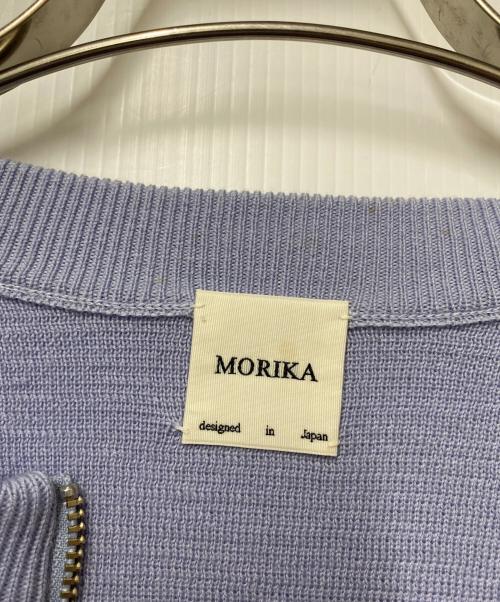 MORIKA（モリカ）MORIKA (モリカ) ウォッシャブル メリノウール ジップアップ ライナージャケット スカイブルー サイズ:Freeの古着・服飾アイテム