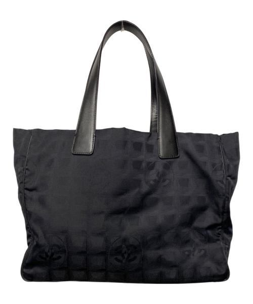 CHANEL（シャネル）CHANEL (シャネル) CHANEL　ラベルラインMM　トートバッグ ブラックの古着・服飾アイテム
