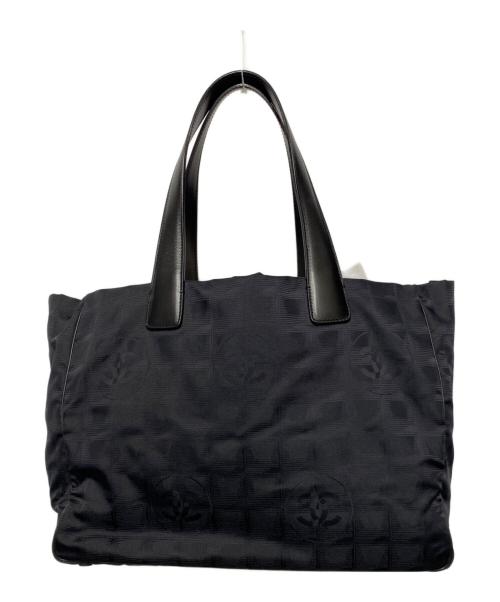CHANEL（シャネル）CHANEL (シャネル) CHANEL　ラベルラインMM　トートバッグ ブラックの古着・服飾アイテム