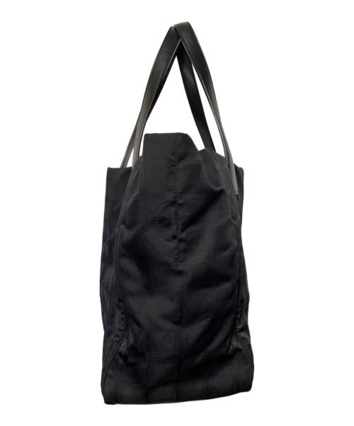 CHANEL（シャネル）CHANEL (シャネル) CHANEL　ラベルラインMM　トートバッグ ブラックの古着・服飾アイテム
