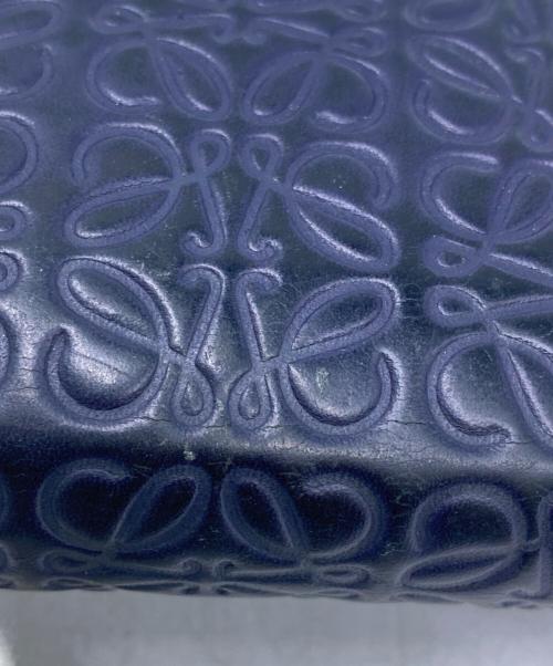 LOEWE（ロエベ）LOEWE (ロエベ) ラウンドファスナー財布 ネイビーの古着・服飾アイテム