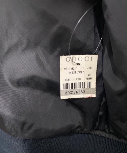 GUCCI（グッチ）GUCCI (グッチ) ナイロンジップアップブルゾン ブラック サイズ:50の古着・服飾アイテム