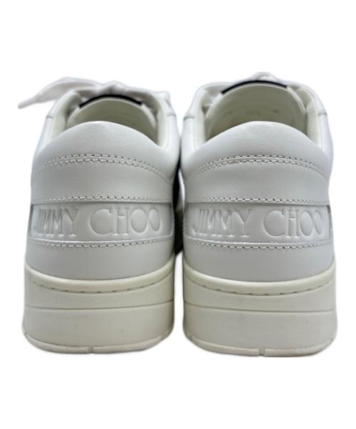 JIMMY CHOO（ジミーチュウ）JIMMY CHOO (ジミーチュウ) スターエンボススニーカー ホワイト サイズ:24.5cmの古着・服飾アイテム