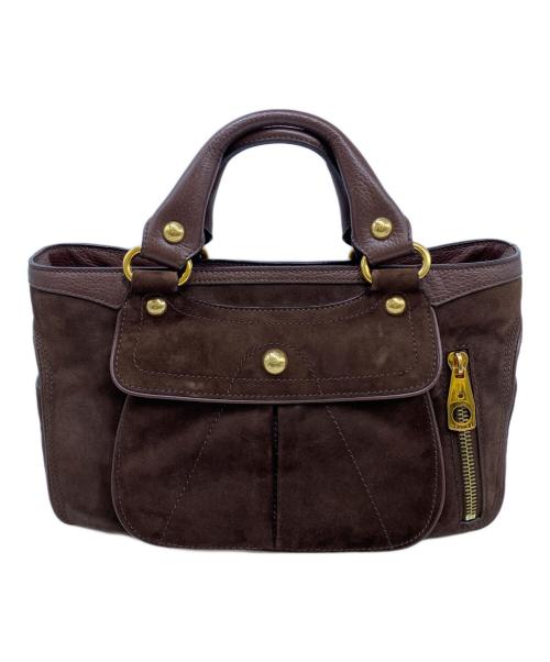 CELINE（セリーヌ）CELINE (セリーヌ) ハンドバッグ ブラウンの古着・服飾アイテム