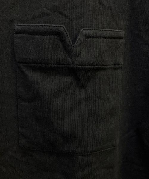 VALENTINO（ヴァレンティノ）VALENTINO (ヴァレンティノ) 半袖カットソー ブラック サイズ:Ｌの古着・服飾アイテム