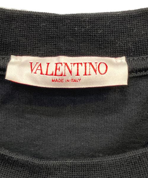 VALENTINO（ヴァレンティノ）VALENTINO (ヴァレンティノ) 半袖カットソー ブラック サイズ:Ｌの古着・服飾アイテム