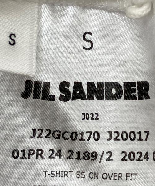 JIL SANDER（ジルサンダー）JIL SANDER (ジルサンダー) 半袖カットソー ホワイト サイズ:Ｓの古着・服飾アイテム