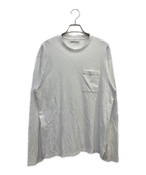 PRADA（プラダ）PRADA (プラダ) 長袖カットソー ホワイト サイズ:Ｌの古着・服飾アイテム