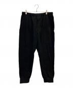 Yohji Yamamoto pour hommeヨウジヤマモト プールオム）の古着「コットンスウェットパンツ」｜ブラック