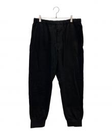 Yohji Yamamoto pour homme（ヨウジヤマモト プールオム）の古着「コットンスウェットパンツ」｜ブラック
