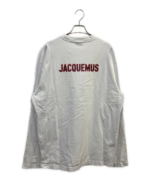 jacquemus（ジャックムス）jacquemus (ジャックムス) 長袖カットソー ホワイト サイズ:Ｌの古着・服飾アイテム