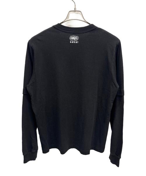 sacai（サカイ）sacai (サカイ) 長袖カットソー ブラック サイズ:	SIZE 4の古着・服飾アイテム