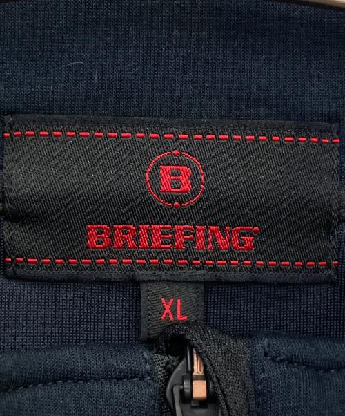 BRIEFING（ブリーフィング）BRIEFING (ブリーフィング) ゴルフウェア(トップス) ネイビー×ブラック サイズ:XLの古着・服飾アイテム