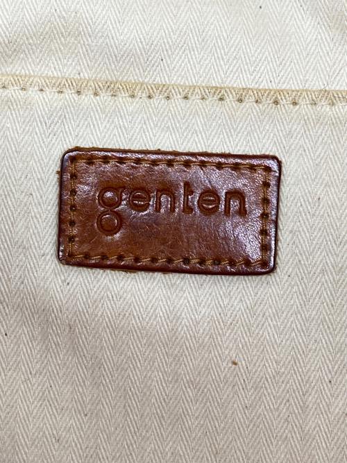 genten（ゲンテン）genten (ゲンテン) 2WAYバッグ オレンジ×ベージュの古着・服飾アイテム