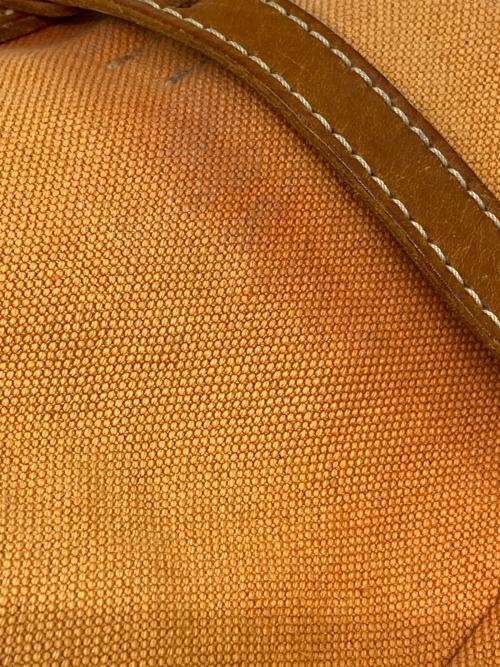 genten（ゲンテン）genten (ゲンテン) 2WAYバッグ オレンジ×ベージュの古着・服飾アイテム