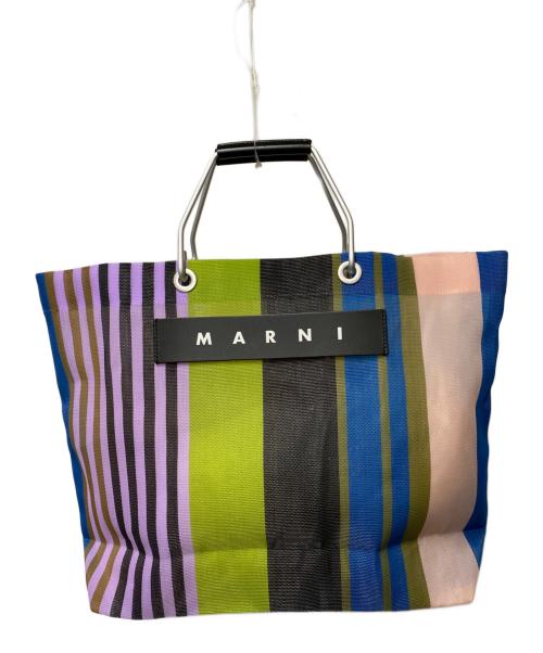 MARNI（マルニ）MARNI (マルニ) MARKET STRIPE BAG マルチカラーの古着・服飾アイテム