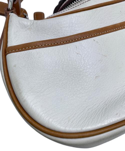 COACH（コーチ）COACH (コーチ) ワンショルダーバッグ ベージュ×ホワイトの古着・服飾アイテム